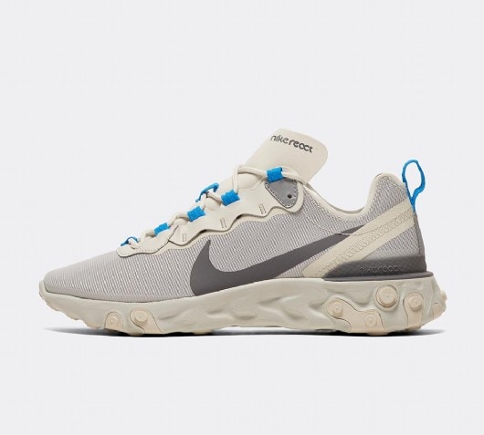 nike react grey blue