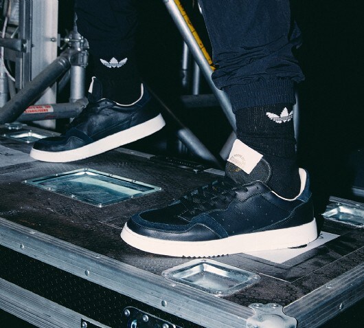 adidas supercourt black and white