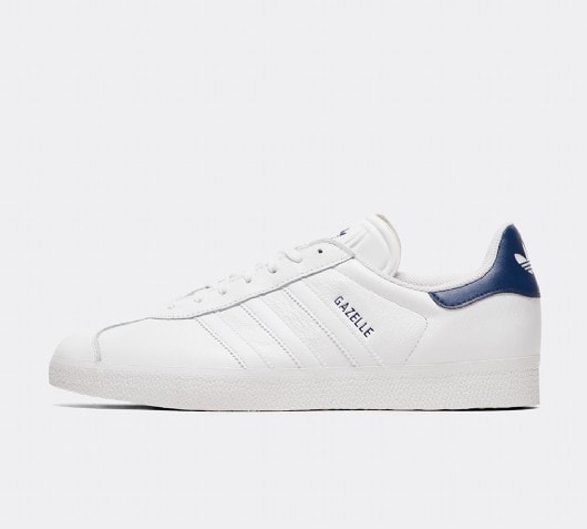 adidas navy blue gazelle suede trainer