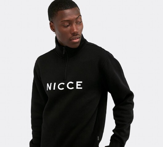 Image of Original Logo 1/2 Zip Track Top