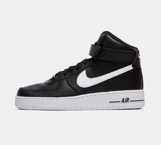 Nike Air Force 1 High Trainer | Black / White | Footasylum