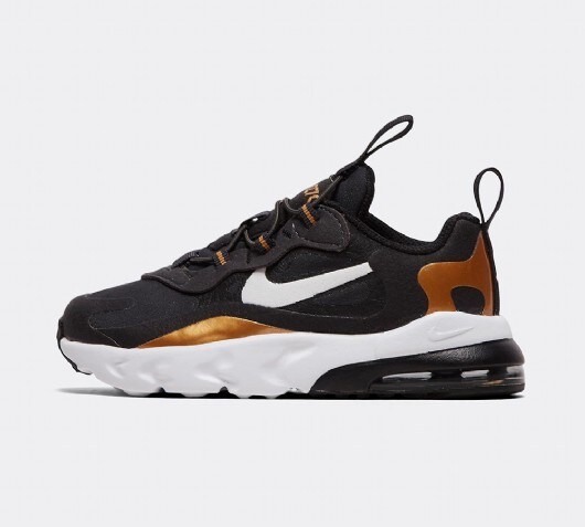 nike air max 270 react black and gold