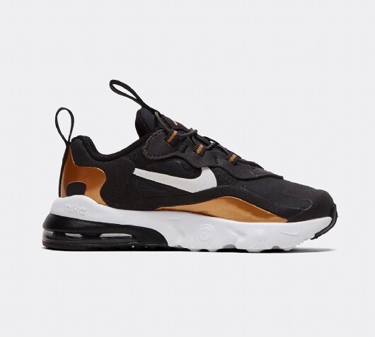 nike junior air max 270 react trainer black