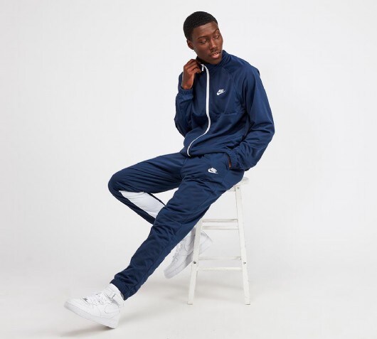 nike tracksuit in navy