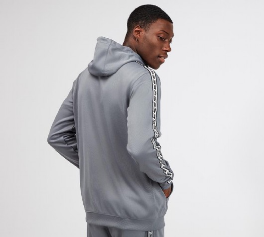 nike repeat tape tracksuit grey