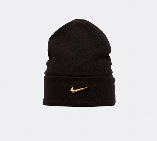 black nike wooly hat