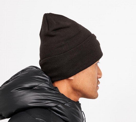 black nike hat with gold swoosh