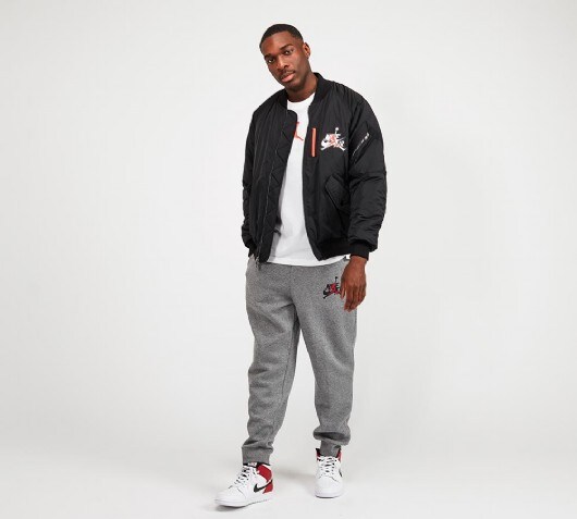 Jordan Wings Ma1 Jacket Black Footasylum
