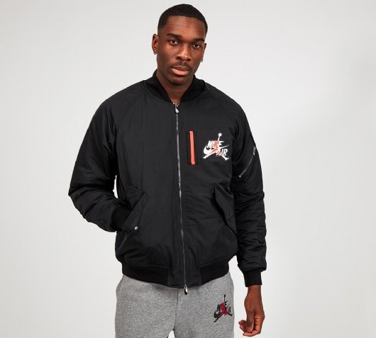 Jordan Wings Ma1 Jacket Black Footasylum