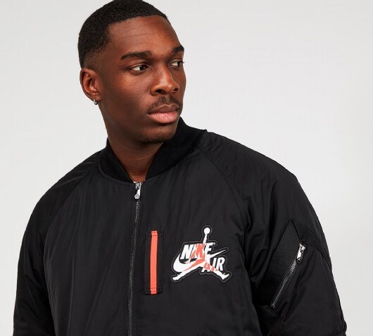 Jordan Wings Ma1 Jacket Black Footasylum