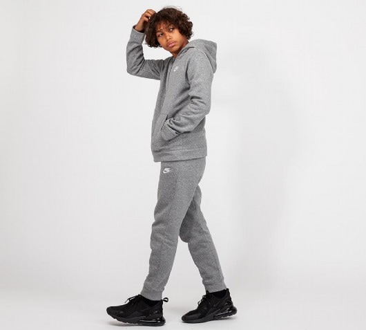 nike junior core fleece tracksuit