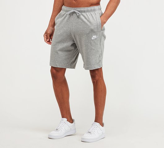 nike jersey shorts in grey