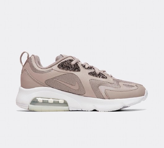 air max 200 trainers pumice pumice glitter white