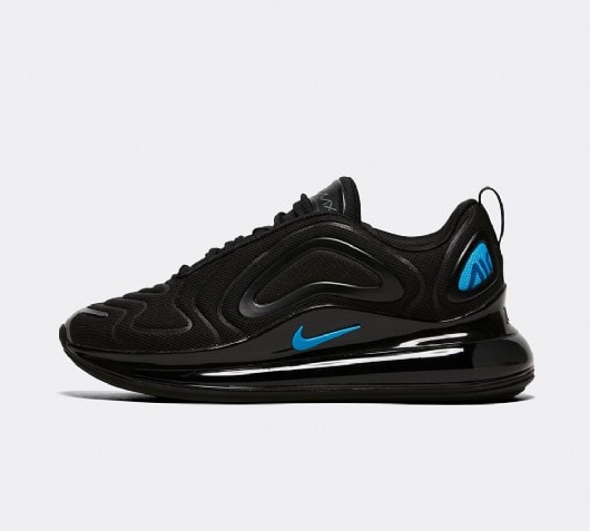 black and blue nike 720