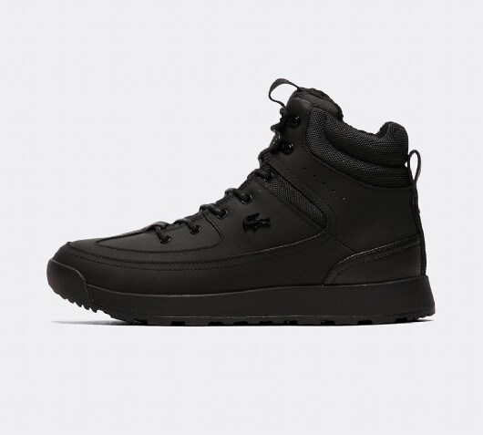 lacoste boots black