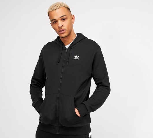 adidas essential full zip hoodie