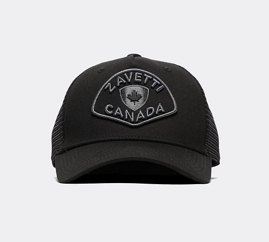 Zavetti Canada Kaslo Tonal Trucker Cap | Black | Footasylum