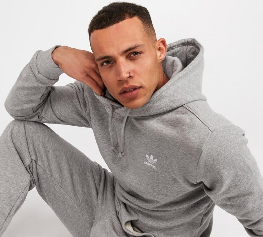 adidas originals tape overhead hoodie mens