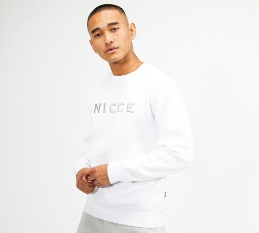 nicce white sweatshirt