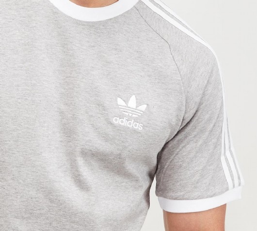 grey adidas t shirt