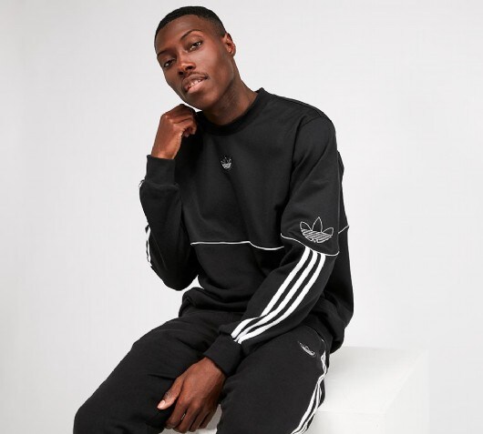 adidas outline crewneck sweatshirt