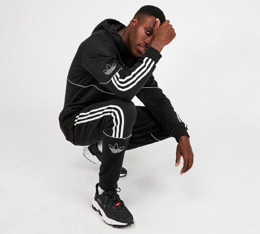 adidas originals outline cuffed fleece pants