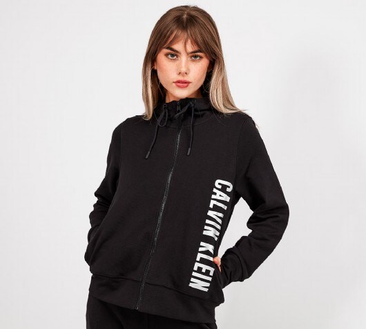 calvin klein performance zip hoodie