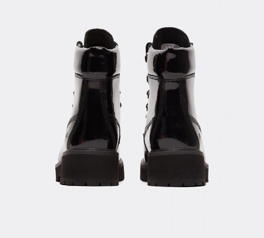 patent timberland boots