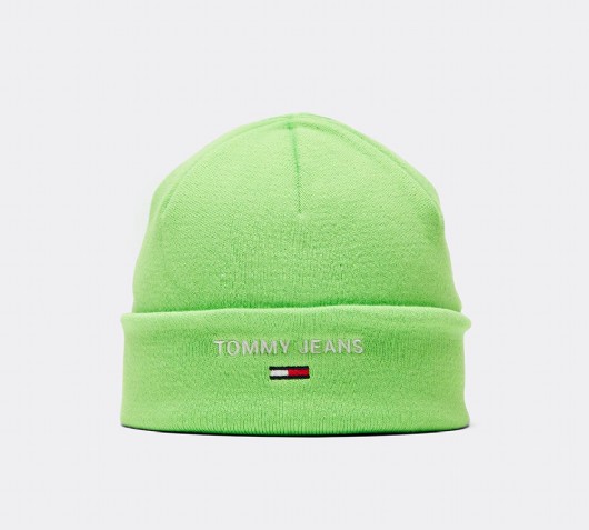 Tommy Jeans Sport Beanie | Green Gecko 