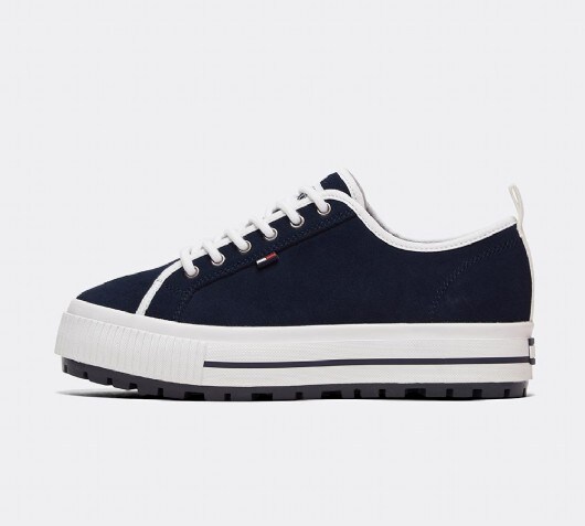womens navy tommy hilfiger trainers