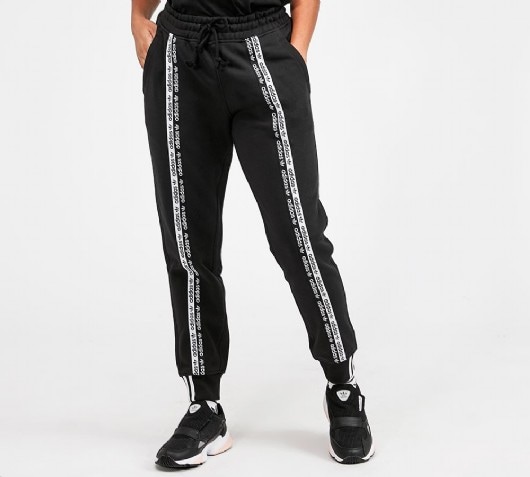 adidas joggers black