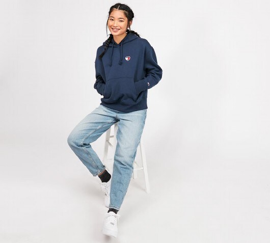 tommy jeans hoodie navy