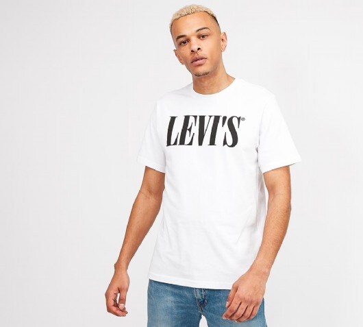 levi's white t shirt