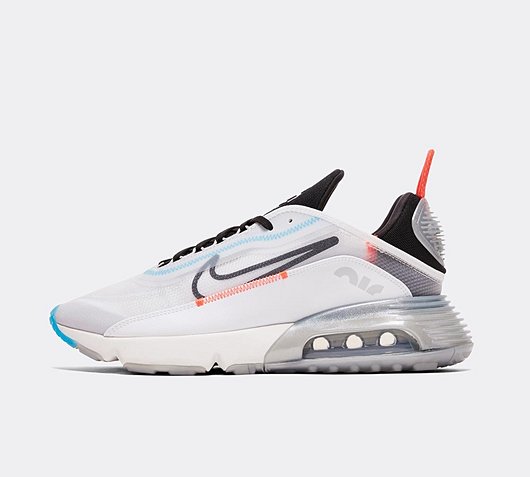 nike air max 2090 trainers in white and black