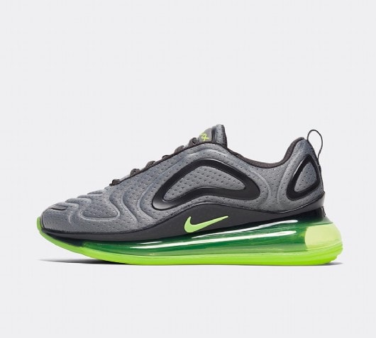 nike air max grey and green