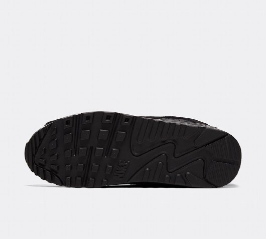 nike air max 90 black leather mens trainers