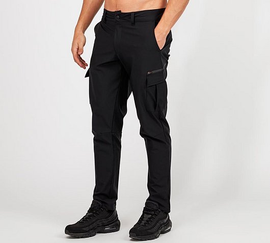 Zavetti Canada Fausta Woven Cargo Pant | Black | Footasylum