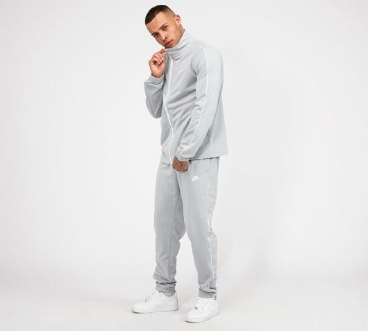 nike sportswear tracksuit grey