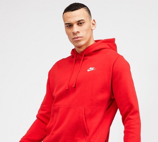 nike club overhead hooded top