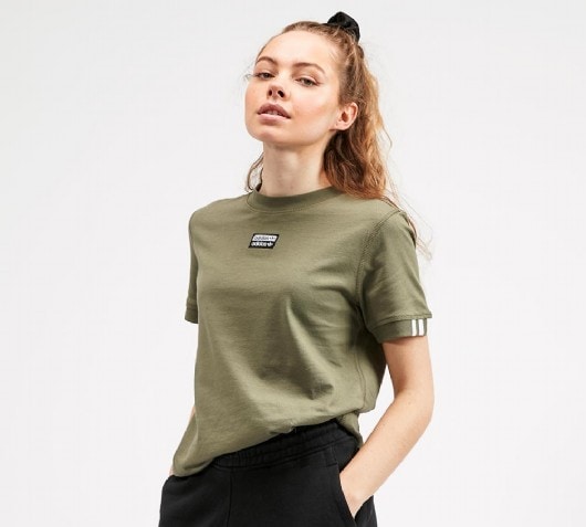 khaki adidas top