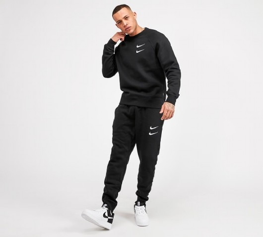 nike swoosh joggers men