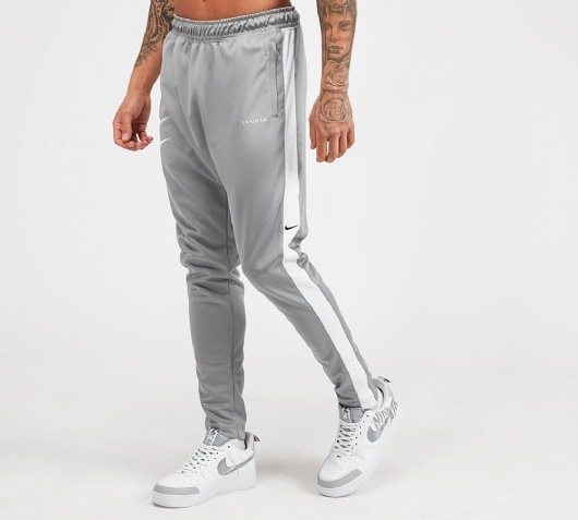 nike swoosh grey pants