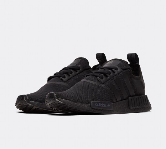 adidas nmd mens black on black