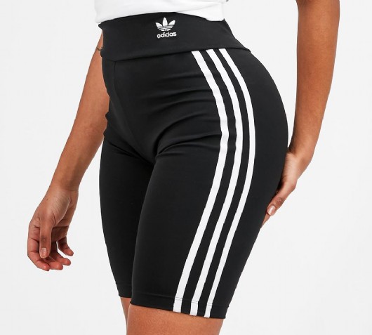 white adidas football shorts