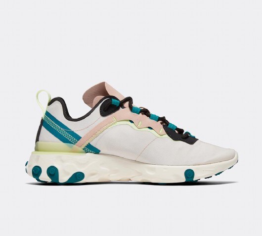 Nike Womens React Element 55 Trainer Stone Grey Rose Footasylum Nike Womens React Element 55 Trainer Stone Grey Rose Footasylum