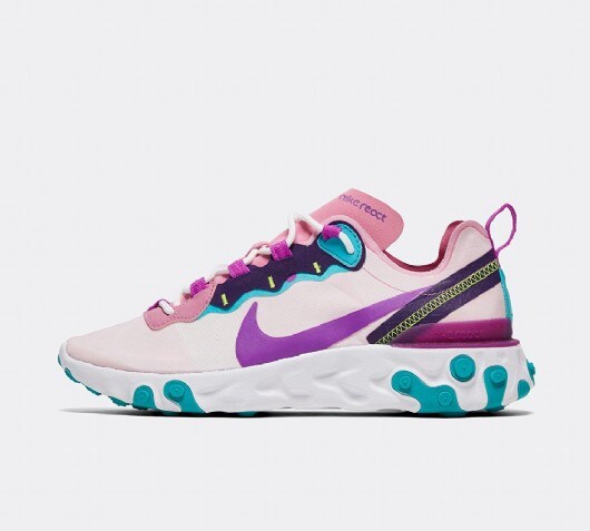nike react element 55 magic flamingo