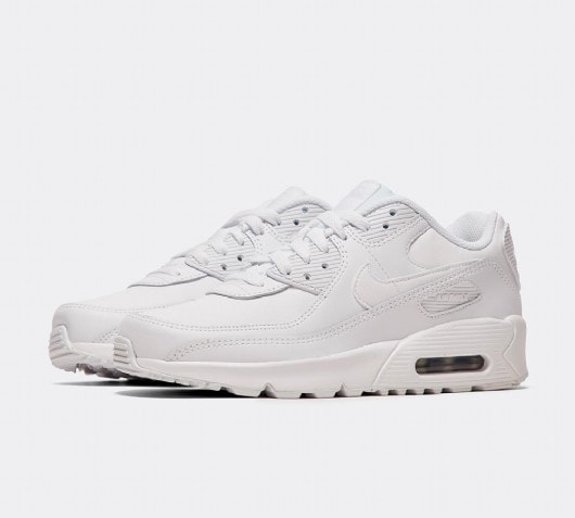 Nike Air Max 90 Leather Trainer / White |