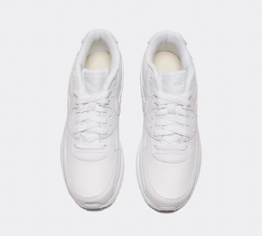air max 90 white leather junior
