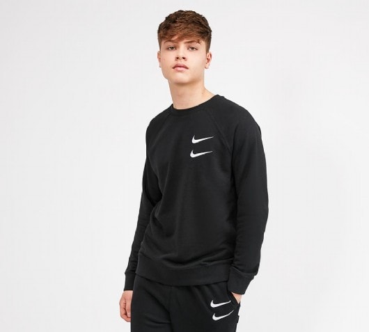 black nike hoodie junior