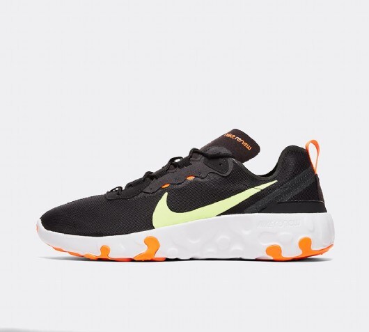 green and orange nike trainers